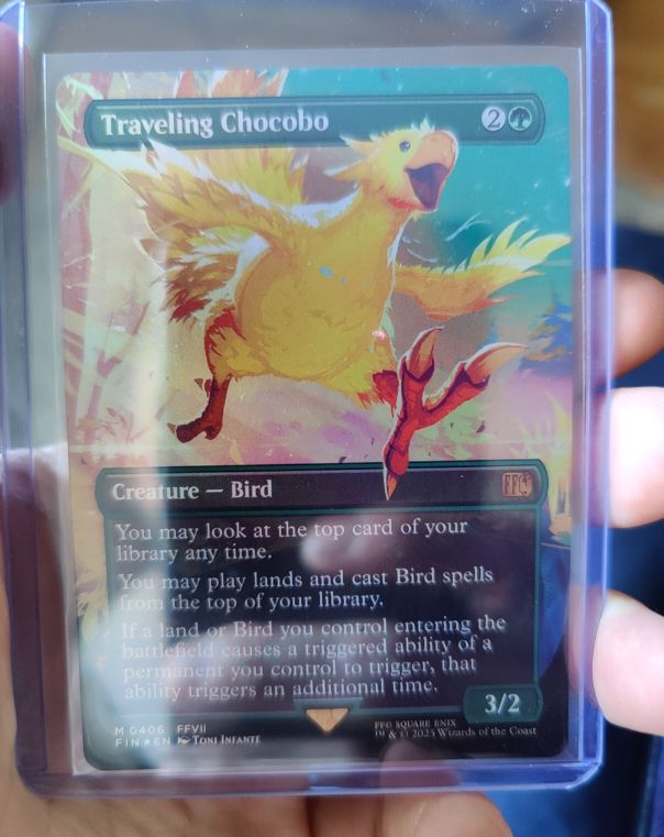 2023 Magic: The Gathering Traveling Chocobo #406 — front