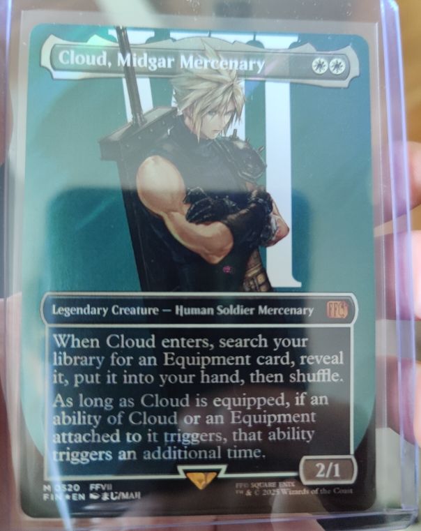 2023 Final Fantasy MTG #375 Cloud, Midgar Mercenary — front
