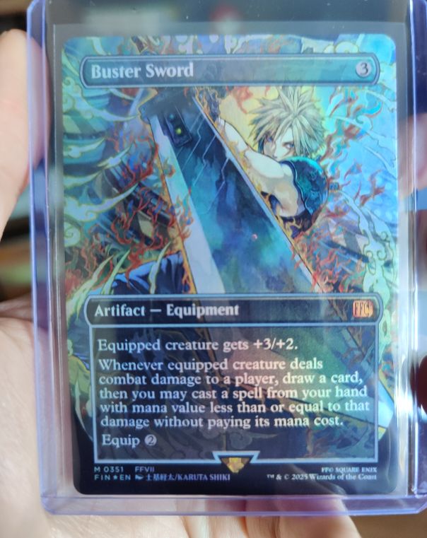 2025 Magic: The Gathering Final Fantasy #0351 Buster Sword — front