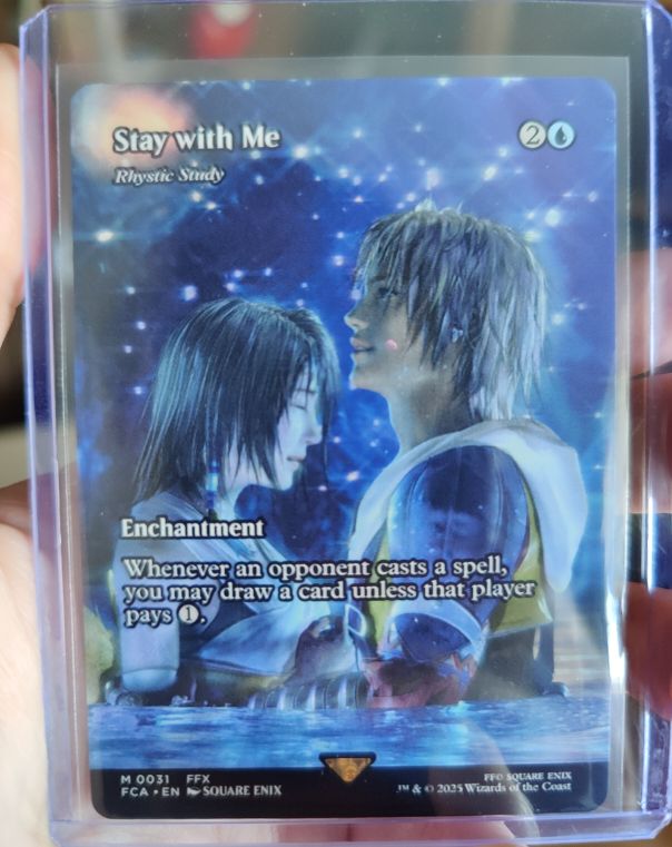 2025 Magic: The Gathering Stay with Me - Rhystic Study #0031 Final Fantasy — front