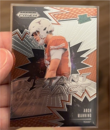 2025 Panini Prizm Draft Picks Instant Impact #II-AMG Arch Manning — front
