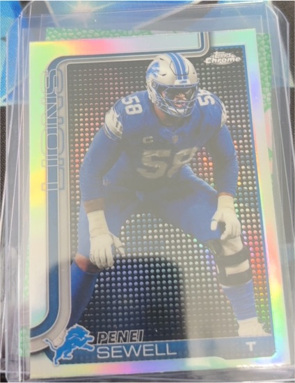2025 Topps Chrome #99 Penei Sewell — front