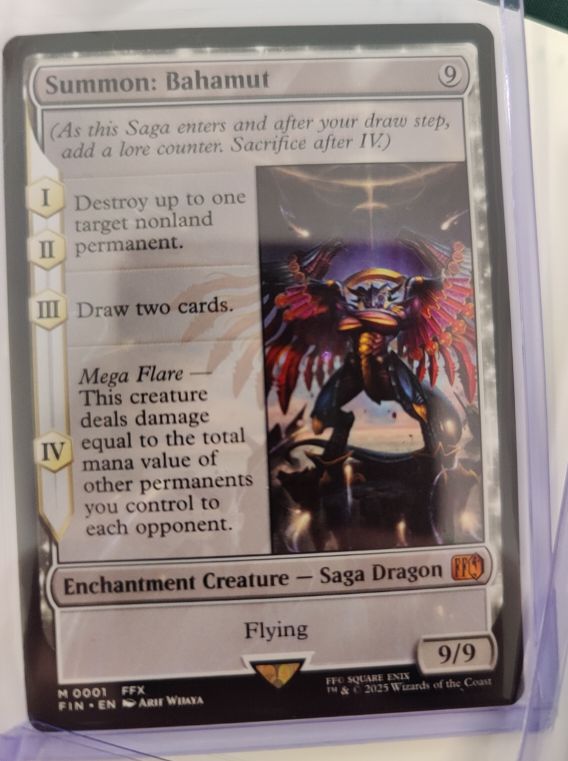 2025 Magic: The Gathering #0001 Summon: Bahamut — front