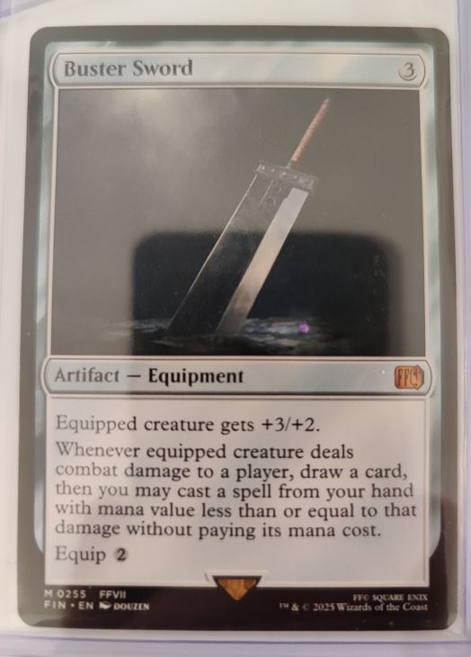2025 Magic: The Gathering Final Fantasy #0255 Buster Sword — front