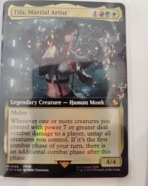 Tifa, Martial Artist #188 Final Fantasy Commander — front