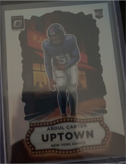 2025 Panini Donruss Optic #1 Abdul Carter Uptown Rookie — front