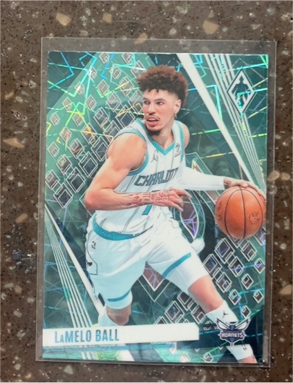 2023-24 Panini Phoenix #140 LaMelo Ball Teal Lazer — front