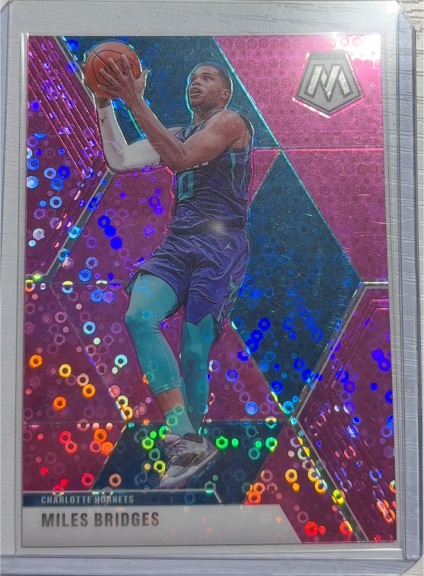 2019-20 Panini Mosaic #82 Miles Bridges — front