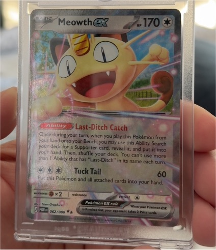 2026 Pokémon #062 Meowth EX — front