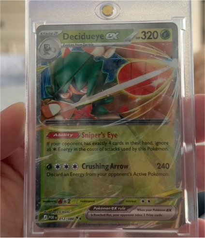 2015 Pokémon Decidueye ex #012/088 Perfect Order — front