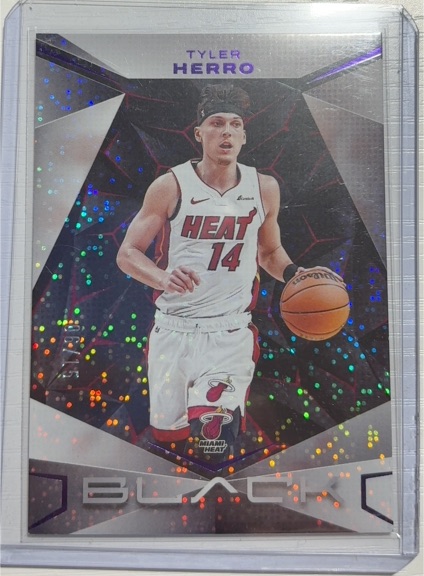 2023-24 Panini Black #42 Tyler Herro — front