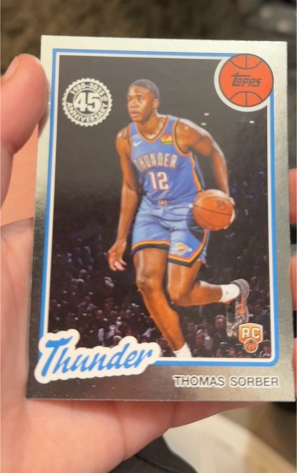 2025-26 Topps #80BK-61 Thomas Sorber — front