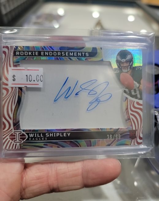 2024 Panini Illusions Rookie Endorsements #RE-WSY Will Shipley — front
