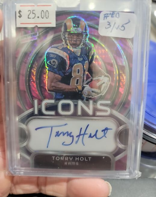 2024 Panini Spectra Icons Autographs #I-THT Torry Holt — front