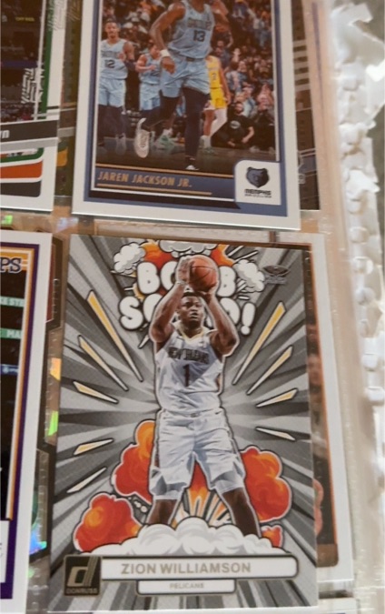 2020 Donruss #1 Zion Williamson — front