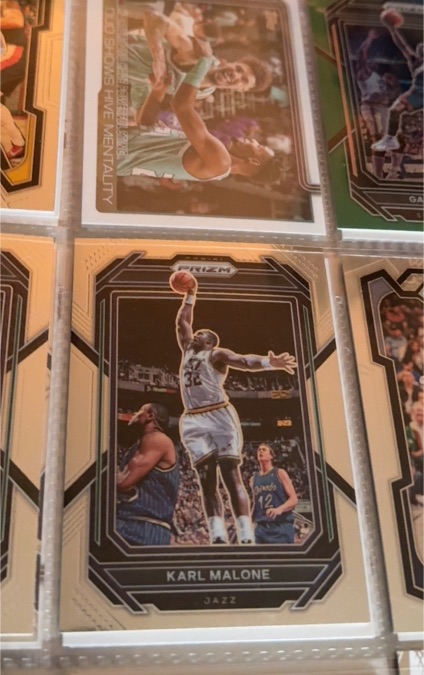 2018 Panini Prizm #32 Karl Malone — front