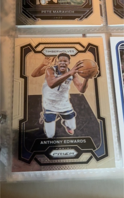 2023-24 Panini Prizm #108 Anthony Edwards — front