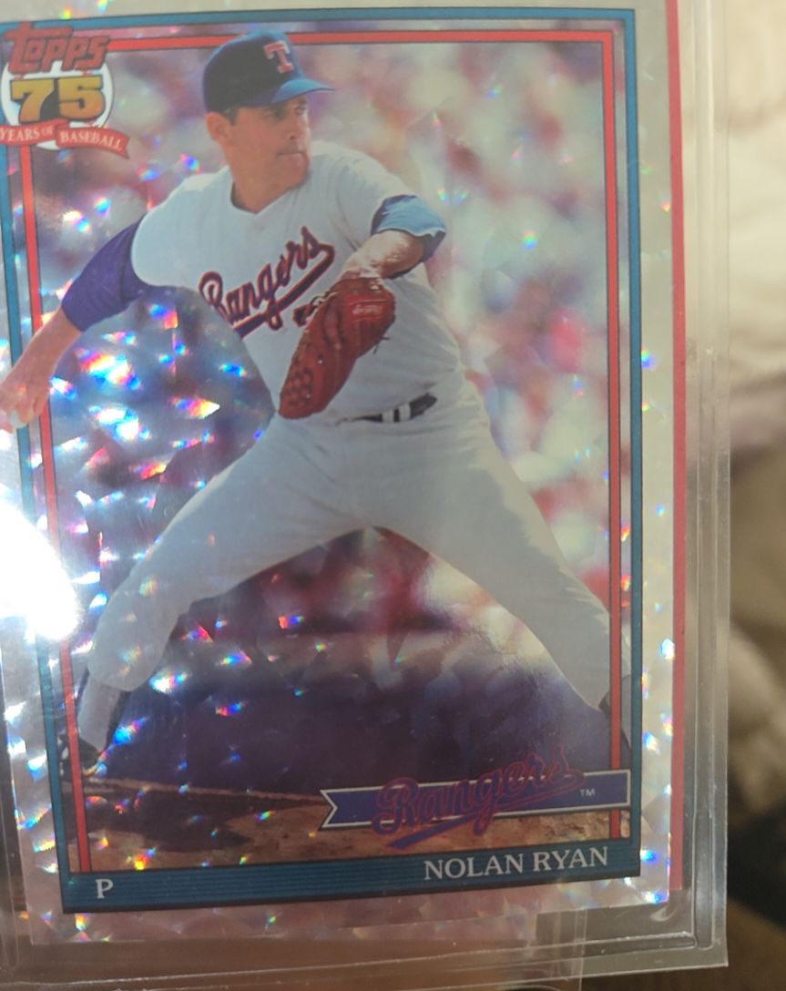 1991 Topps #T91-97 Nolan Ryan — front