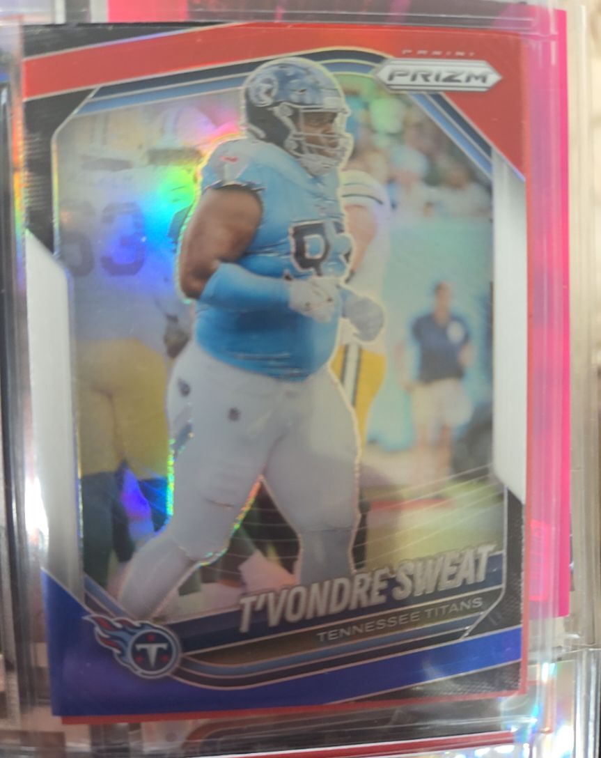 2025 Panini Prizm #80 T'Vondre Sweat — front