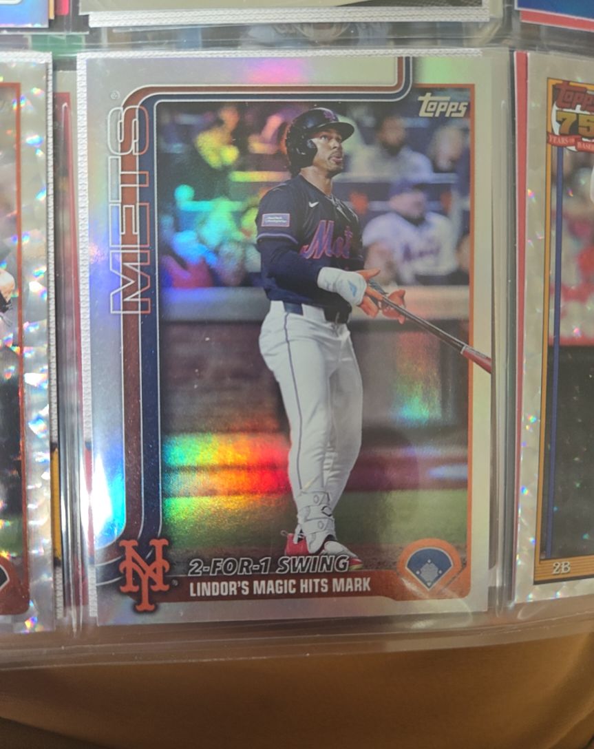 2025 Topps Update #US290 Francisco Lindor — front