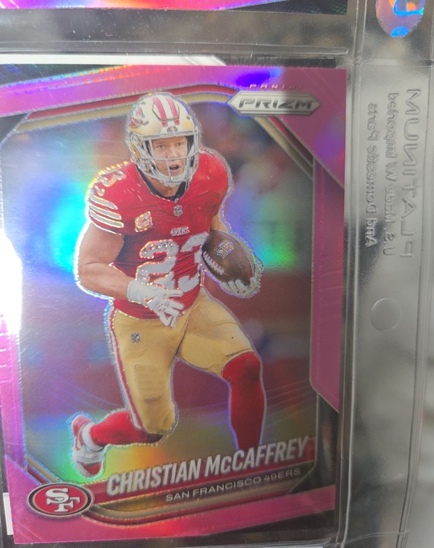 2025 Panini Prizm #156 Christian McCaffrey — front