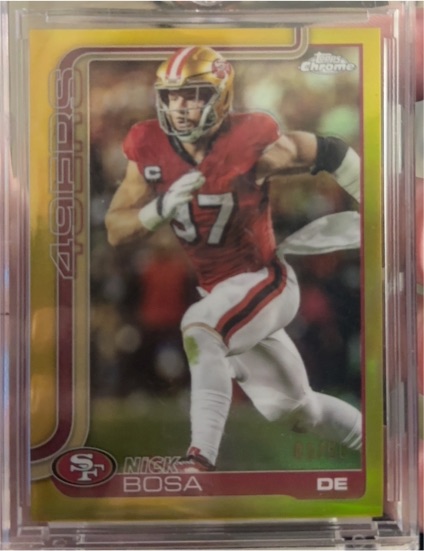 2025 Topps Chrome #264 Nick Bosa — front