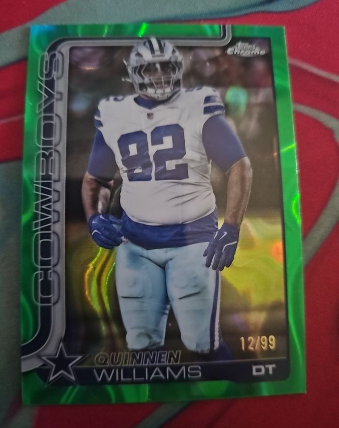 2025 Topps Chrome #72 Quinnen Williams — front