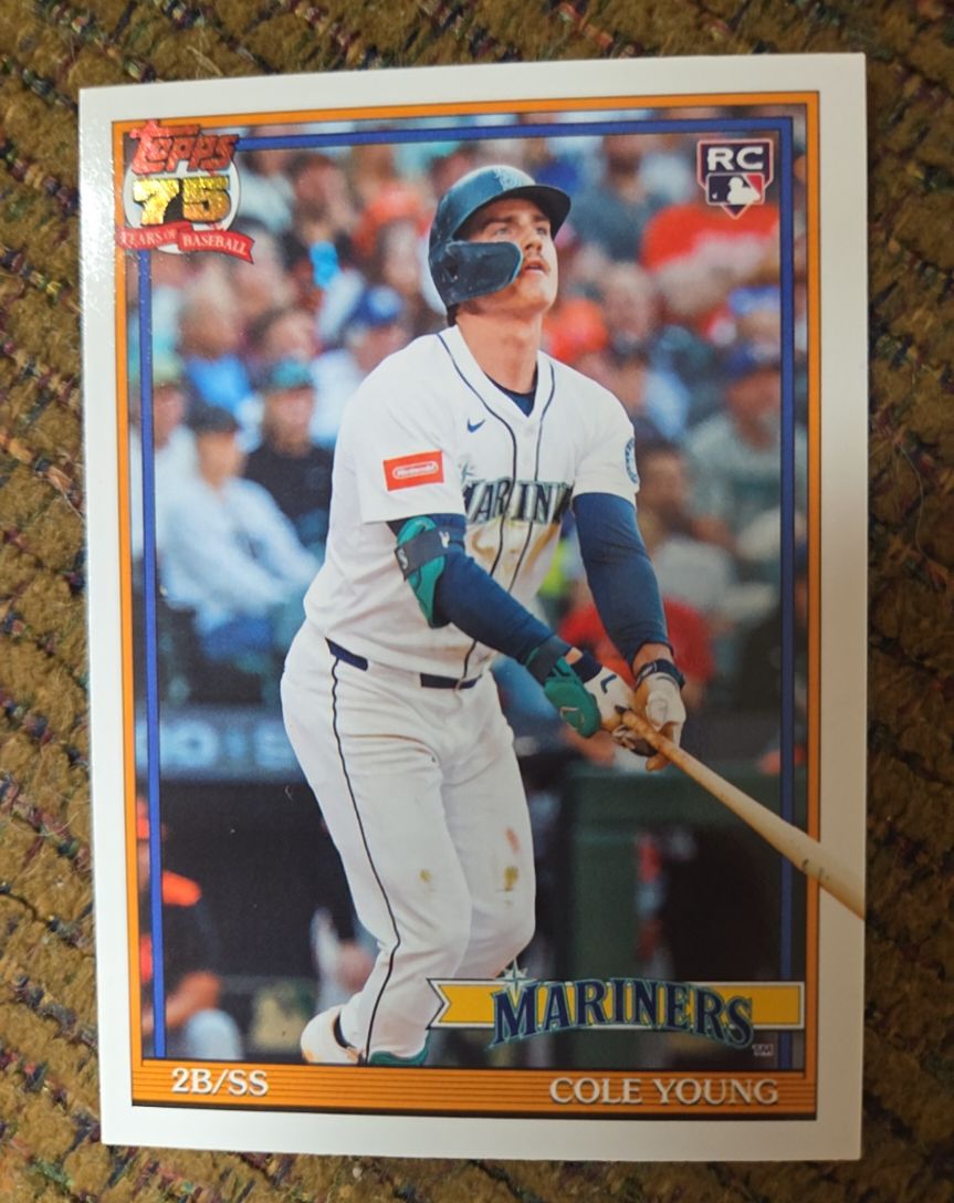 2026 Topps Series 1 #T91-98 Cole Young — front