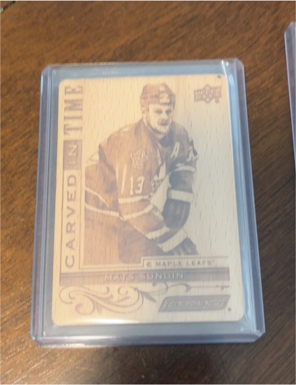 2025 Upper Deck Engrained Icons Carved In Time #CT-MS Mats Sundin — front