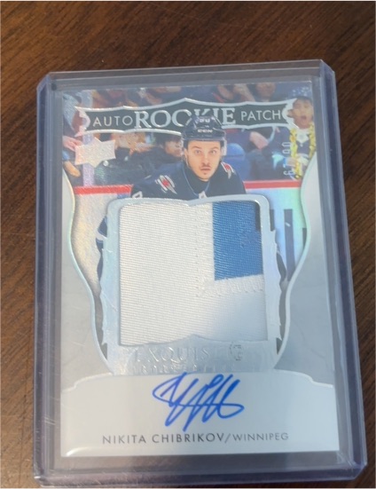 2024-25 Upper Deck The Cup #101 Nikita Chibrikov Rookie Patch Auto — front