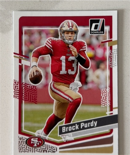 2023 Panini Donruss #266 Brock Purdy — front