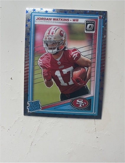 2025 Donruss Optic #289 Jordan Watkins — front