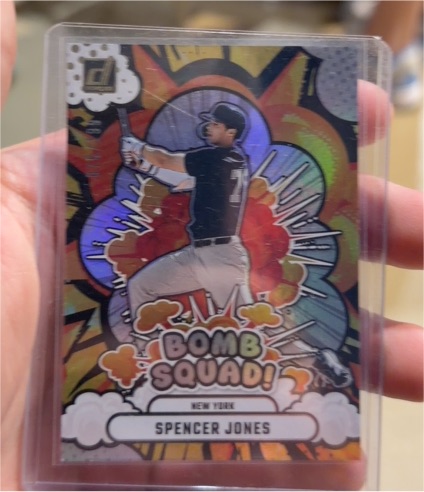 2025 Donruss #2 Spencer Jones Bomb Squad — front