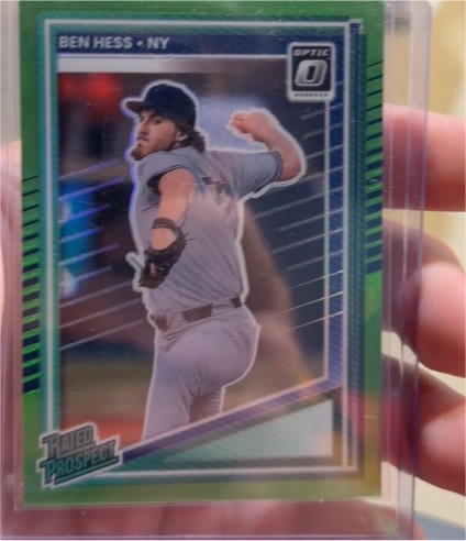 2025 Donruss Optic #184 Ben Hess — front