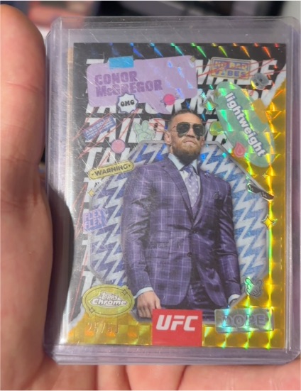 2025 Topps Chrome UFC Tailor Made #TRM-10 Conor McGregor — front