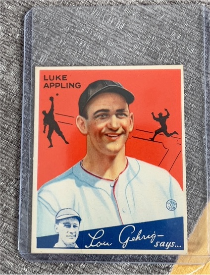 1934 Goudey #27 Luke Appling — front