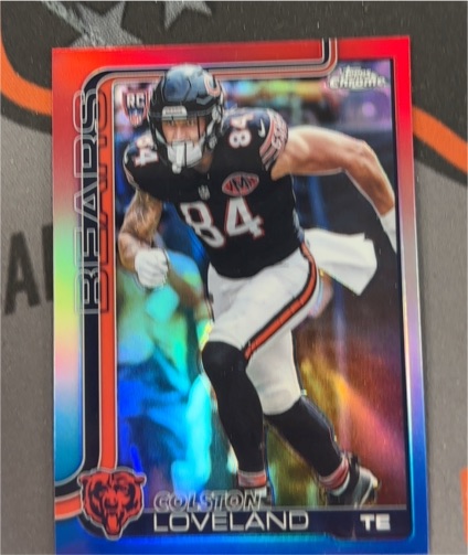 2025 Topps Chrome #345 Colston Loveland — front