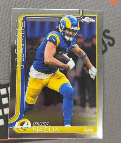 2025 Topps Chrome #166 Puka Nacua — front