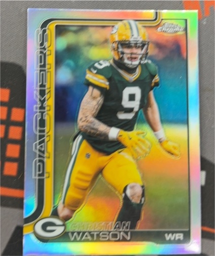 2025 Topps Chrome #112 Christian Watson — front