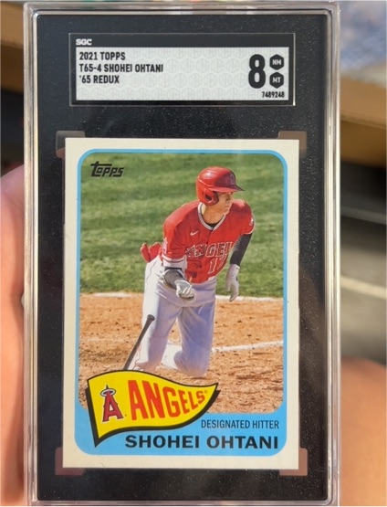 2021 Topps 1965 Redux #T65-4 Shohei Ohtani — front