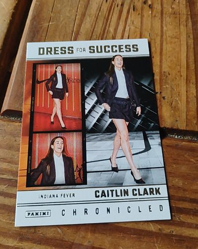 2025 Panini Chronicled #64 Caitlin Clark Indiana Fever Dress For Success — front