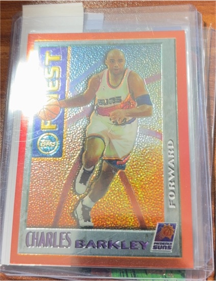 1995-96 Topps Finest Mystery Finest #M6 Charles Barkley — front