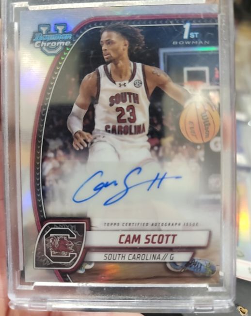 2024-25 Bowman Chrome University #13 Cam Scott — front
