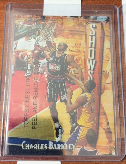 1997-98 Topps Finest #219 Charles Barkley Showstoppers Houston Rockets — front