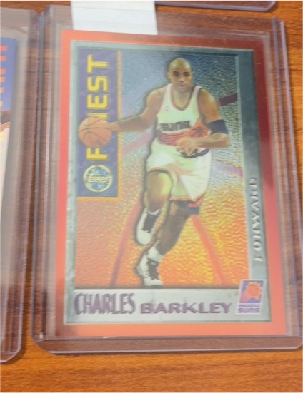 1995-96 Topps Finest #M6 Charles Barkley — front