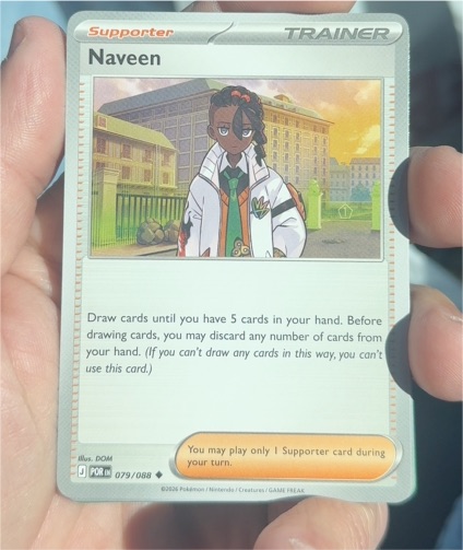 2026 Pokémon Perfect Order #079 Naveen — front