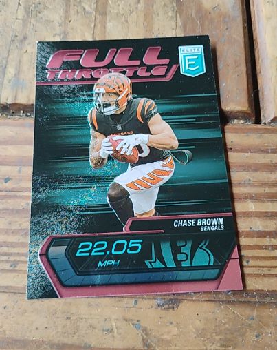 2024 Panini Donruss Elite #4 Chase Brown Full Throttle — front