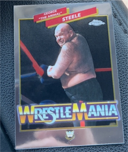 2026 Topps Chrome WWE #WMR-3 George "The Animal" Steele WrestleMania — front