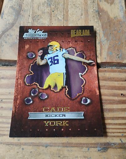 2021 Wild Card Alumination Dead Aim #ANDA-25 Cade York — front