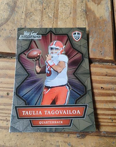 2021 Wild Card Alumination #ANBC-76 Taulia Tagovailoa — front